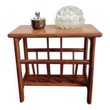 Teak magazine rack