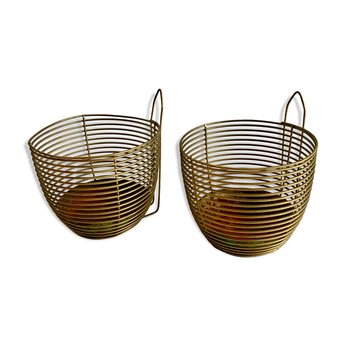 Mid century flower pots Flora, 1950s