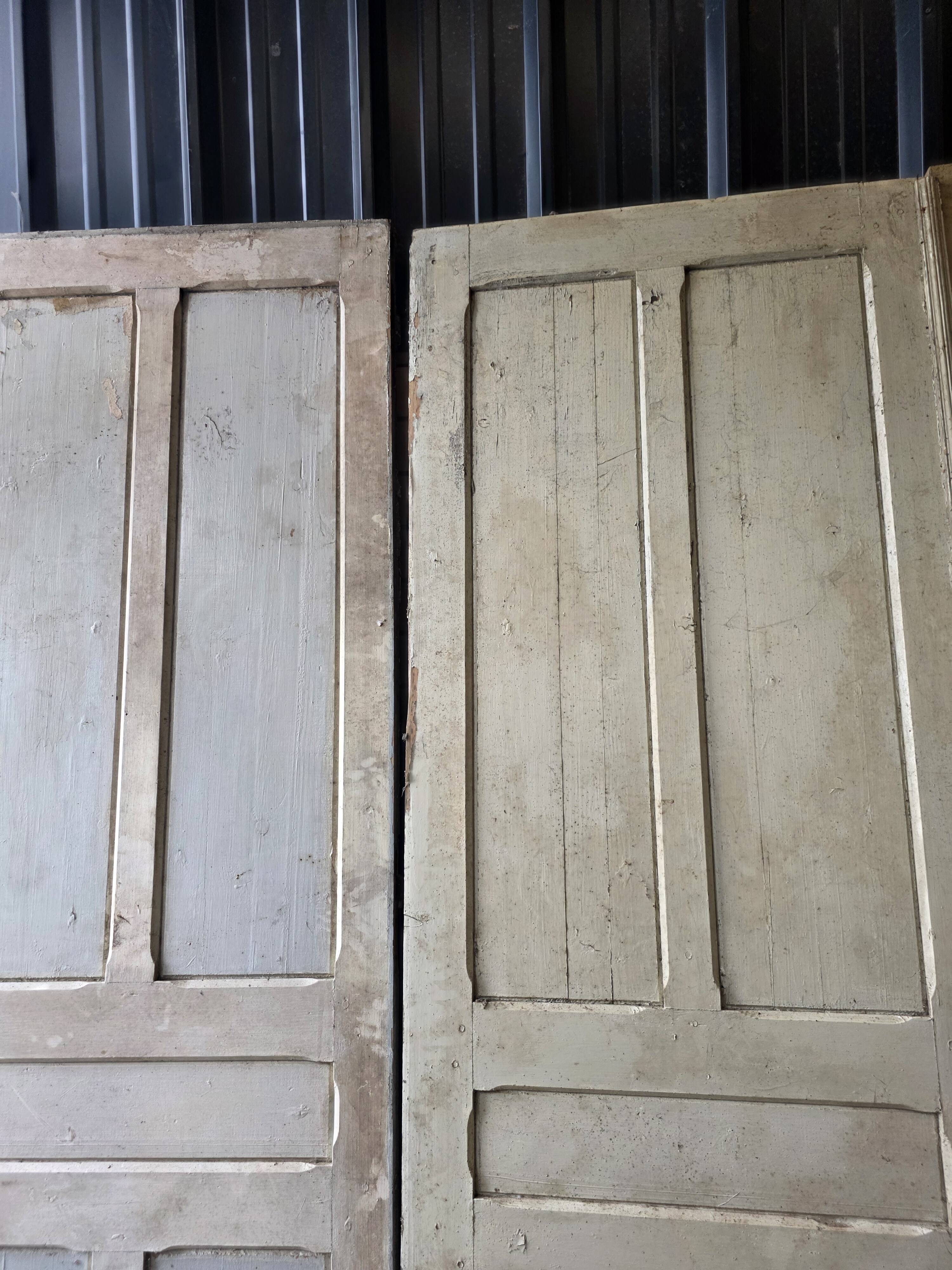 4 old partition doors