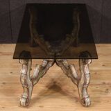 Table basse en bois laqué, années 1960