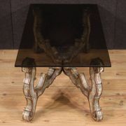 Table basse en bois laqué des années 1960