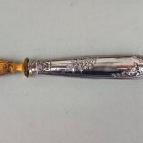 Sterling silver serving spoon