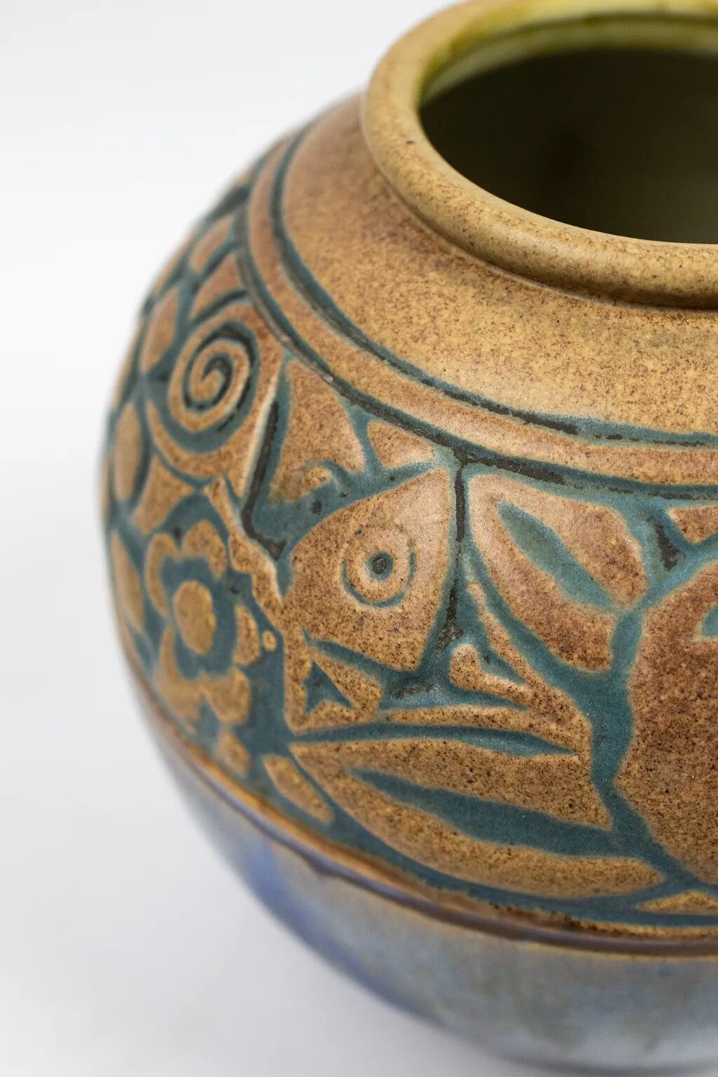 Vase boule art déco — Mougin & Gaston Ventrillon (Nancy)