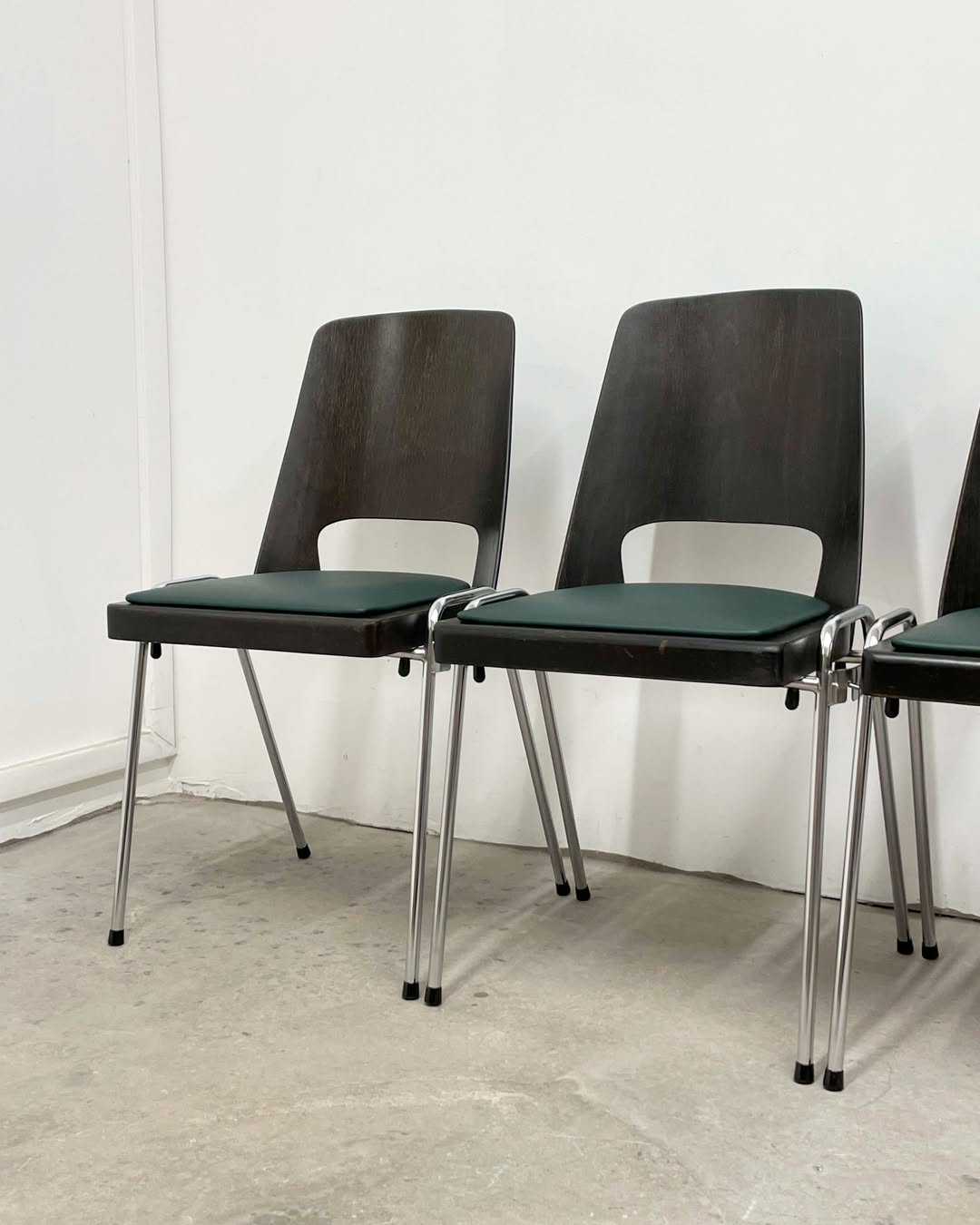 4 Baumann chairs, Manhattan model, circa 1970