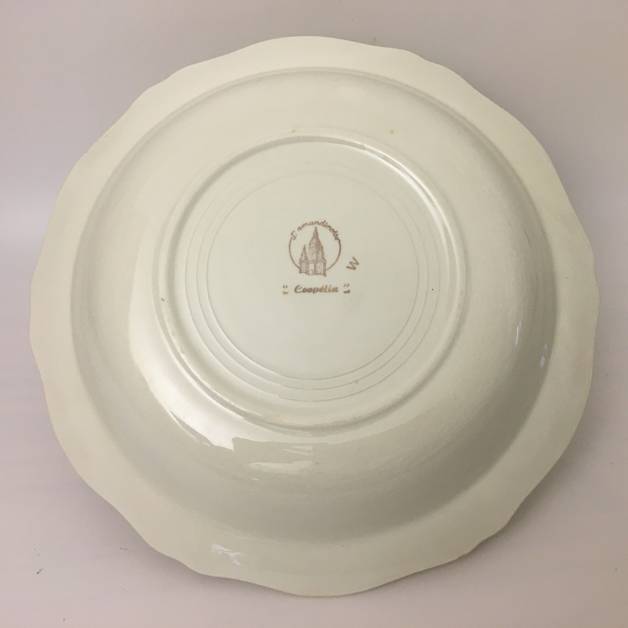 Dish "L'Amandinoise" Coopelia model