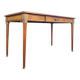 Louis XVI style mahogany flat desk, 19th century