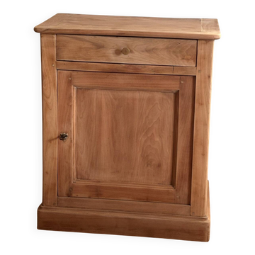 Buffet parisien 1 porte ancien - confiturier en bois massif brut