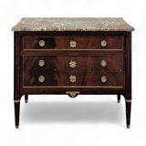 Louis XVI style mahogany chest of drawers