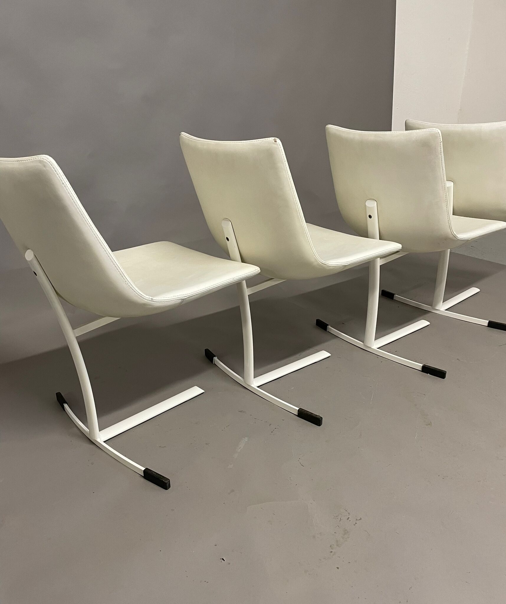 Chaises de salle à mange de Giovanni Offredi pour Saporiti