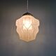 Art Deco pendant lamp in satin glass, 1920s-30s