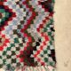 Tapis Berbère Boucherouite coloré - 64 x 196 cm