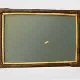 Vintage rattan mirror