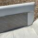 Danish Komfort white leather sofa