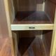 1950s English walnut bedroom wardrobe