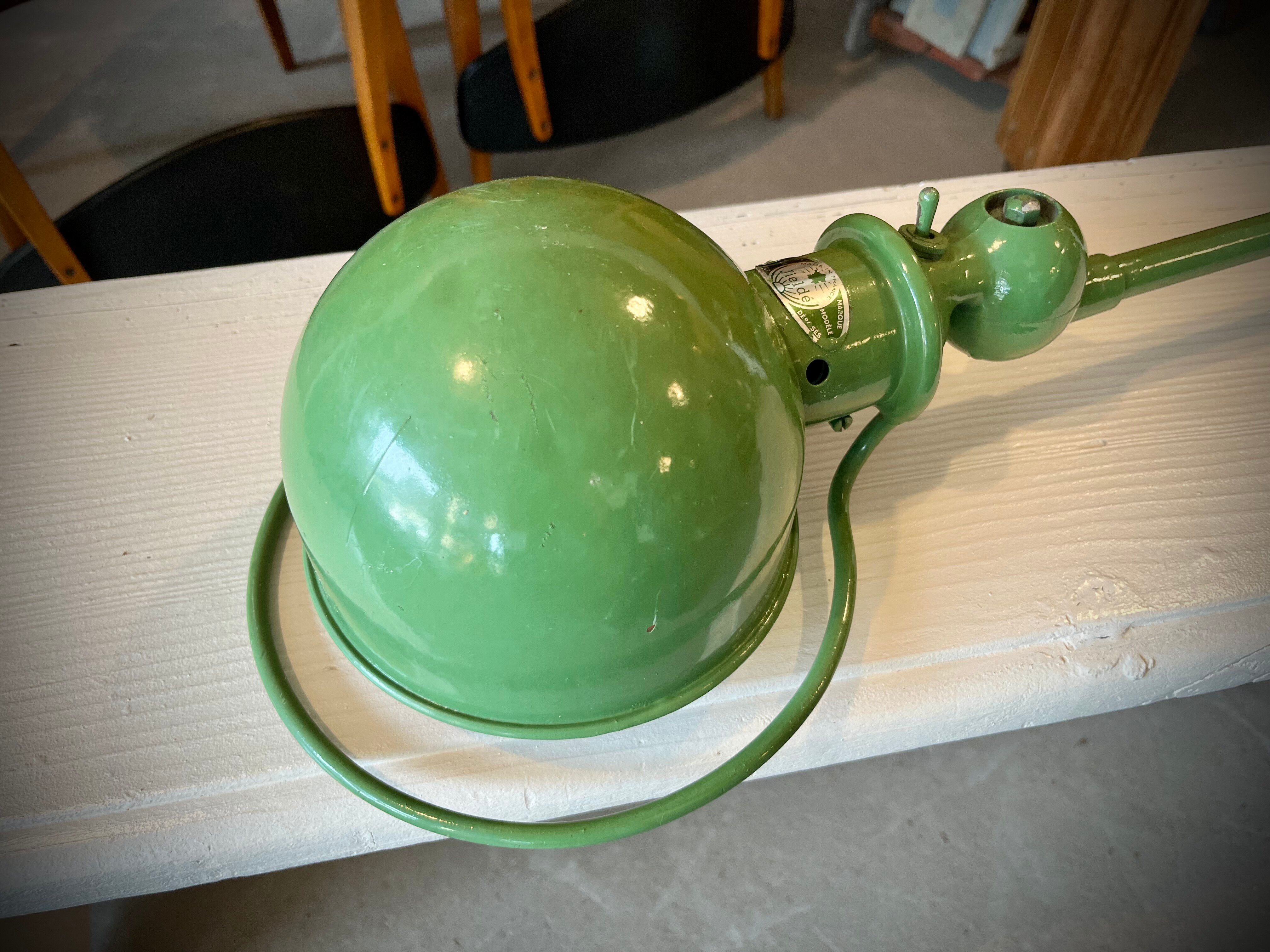 Jielde lamp with 2 arms