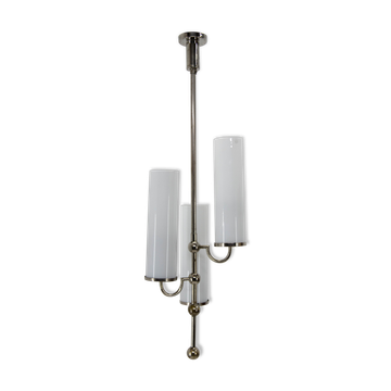 Art deco tubular chandelier, 1930s