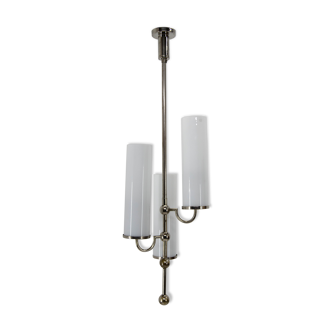 Art deco tubular chandelier, 1930s