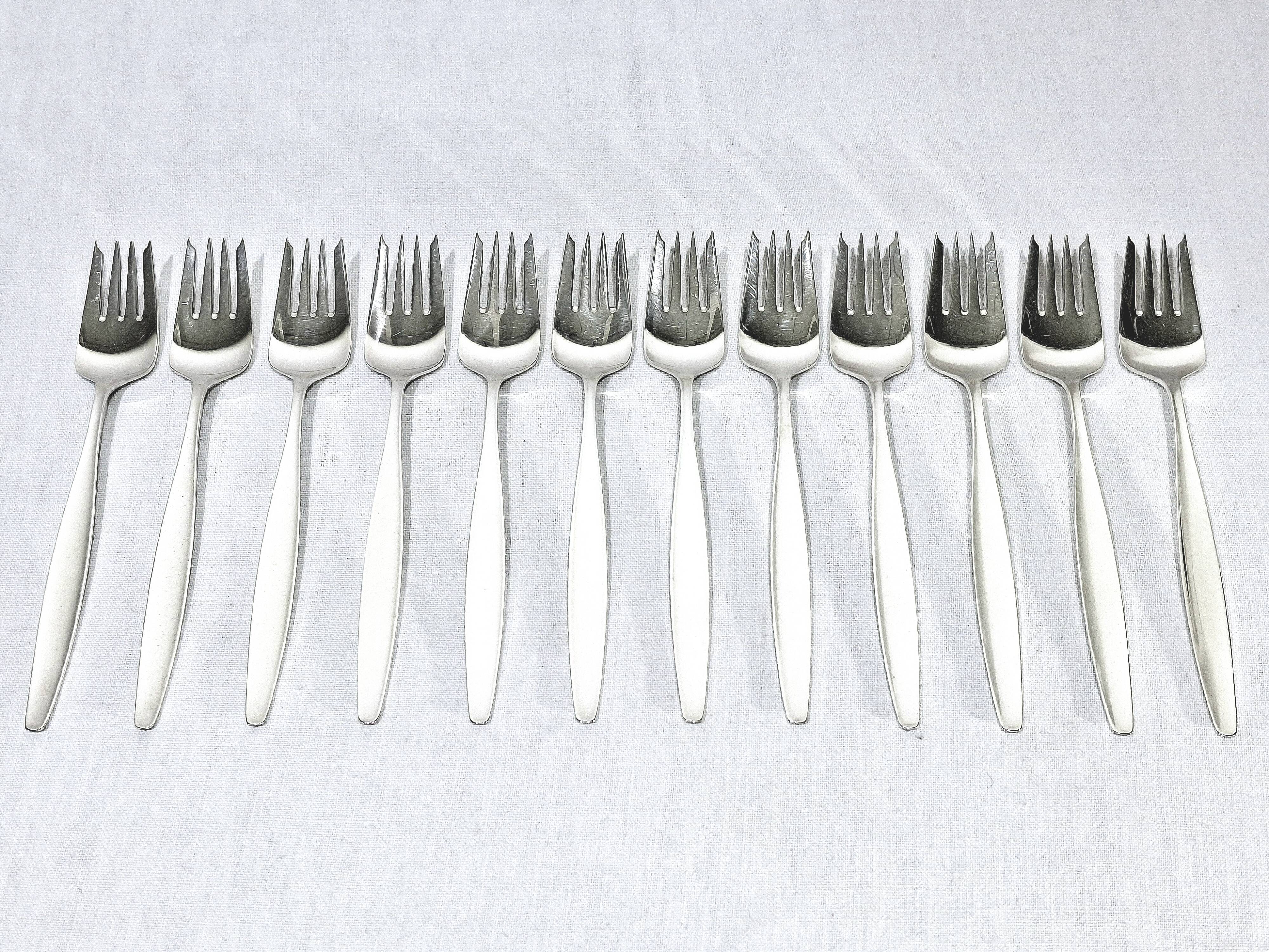 Georg jensen cutlery - cypress model - 133 pieces, sterling silver
