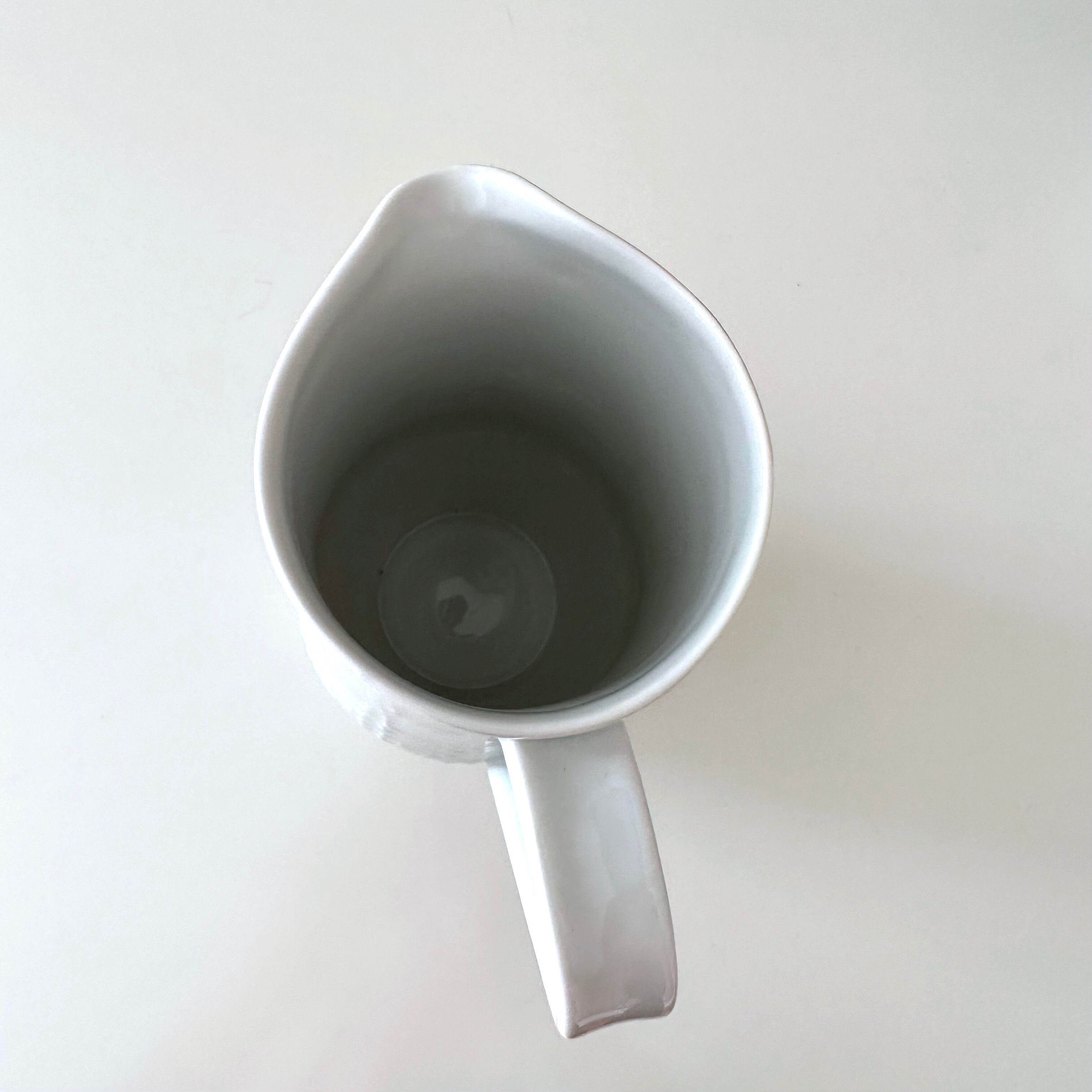 Hutschenreuther Carafe with tumblers, juice jug, white porcelain, Hutschenreuther Exzellenz