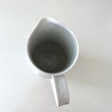 Hutschenreuther Carafe with tumblers, juice jug, white porcelain, Hutschenreuther Exzellenz