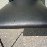 Set of 2 black faux chairs by Pierre Guariche