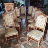 8 upholstered chairs