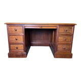 Minister's desk with restored walnut coffered