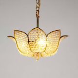 Medium sized crystal glass ‘Tole’ chandelier light by Palwa, Germany 1970’s