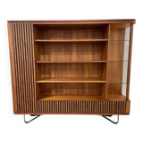 Wooden and Metal Bookcase