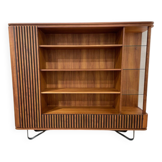 Wooden and Metal Bookcase