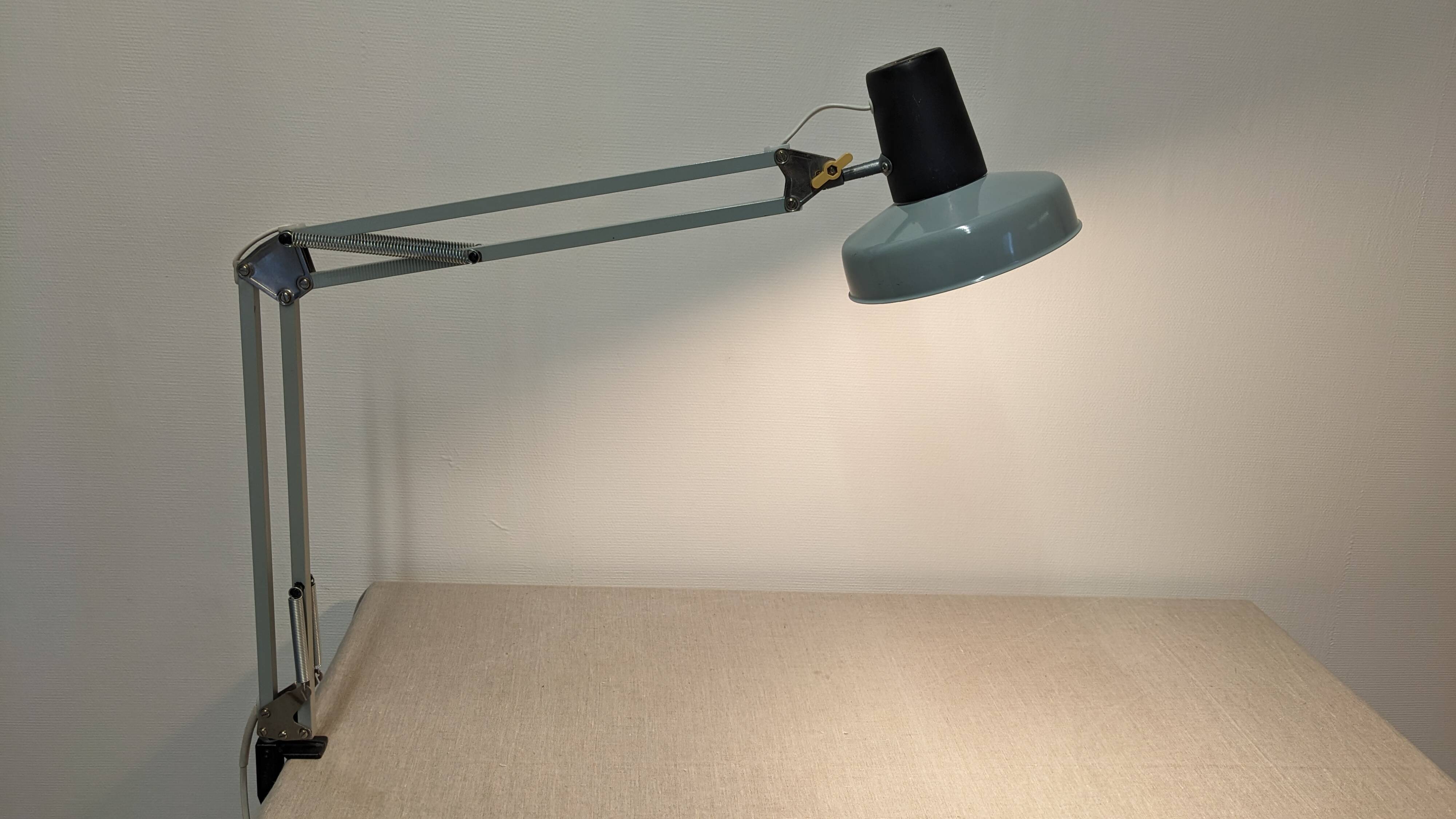 Lampe d'architecte ou de bureau articulée par Mathias, France vers 1970