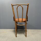 Set of 4 French Cafe Chairs with Graceful Seats