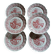 6 Italian ceramic plates