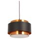 Jo Hammerborg copper Pendant Light - Juno -, for Fog & Morup, 1960s