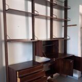 Italian Wall Bookcase by Industria Mobili Barovero – Selex Series, 60s