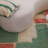 Tapis berbère fait main traditionnelle 250cmx150cm