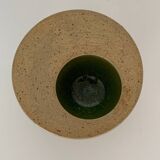 Empty pocket / ashtray in enamelled stoneware from the 80s