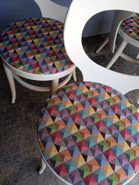 Baumann 4 chairs seagull vintage design