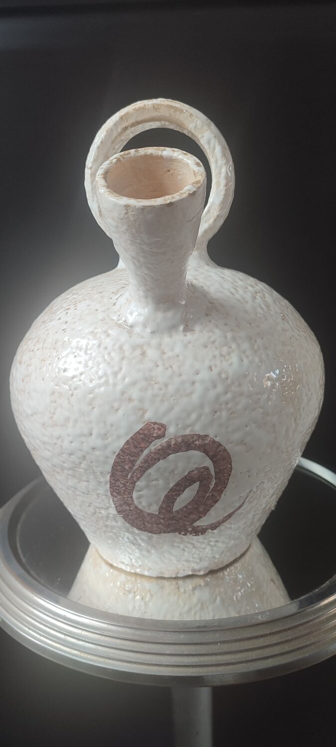 Jug, large ceramic goat by Pablo Sanguino Toledo.