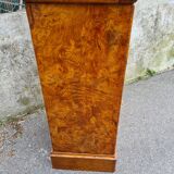 Bedside table walnut bramble late nineteenth
