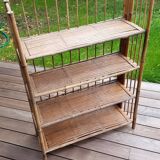 Bamboo shelf, foldable