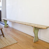 Green foot bench
