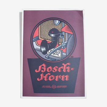 Poster advertising Horn Horn Horn tacot automobile 65x47cm