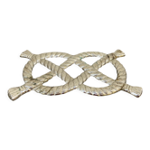 Vintage silver metal rope trivia