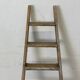 Echelle d'atelier vintage bois massif