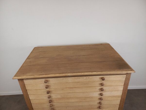 Meuble d'architecte à tiroirs