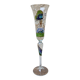 Champagne flute Paul Nagel collection Rêveries model Papillon hand-painted