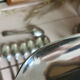 Set of 12 vintage soup spoons Arr deco Argental