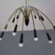 Large Italian Spider Ceiling Lamp, 1950s