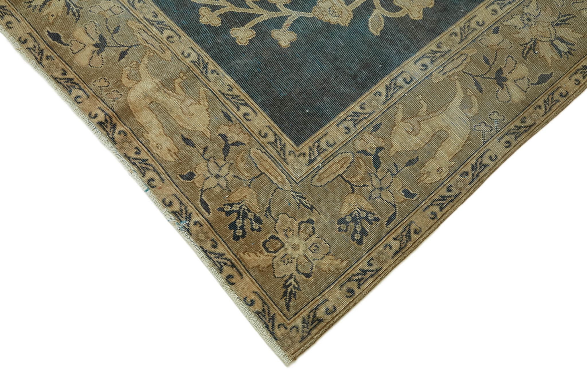 Tapis oriental fait à la main années 1980 237 cm x 313 cm